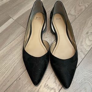 Marc Fisher LTD black pointed flat sz 9.5